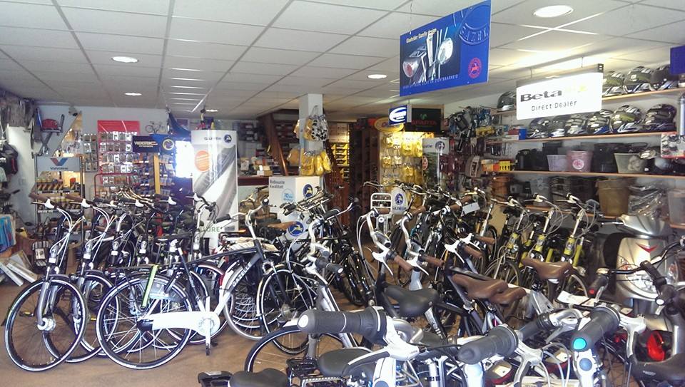 Bergbikes winkel binnen