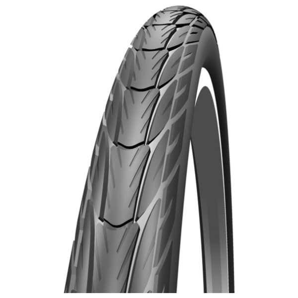 Schwalbe Bub Delta Cruiser 28x1.40 reflectie Zwart