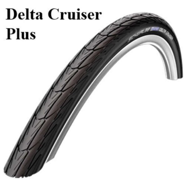 Schwalbe Btb delta cruiser plus (28x1.75) Zwart