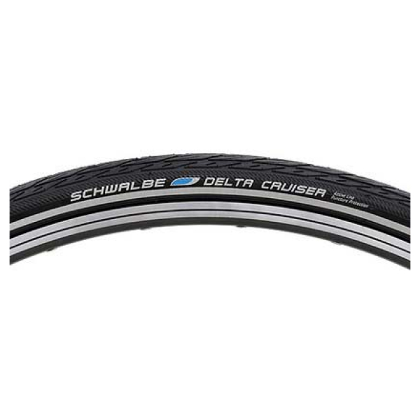 Schwalbe DELTA CRUISER 28X1.40 REFLEX HS-431 Zwart