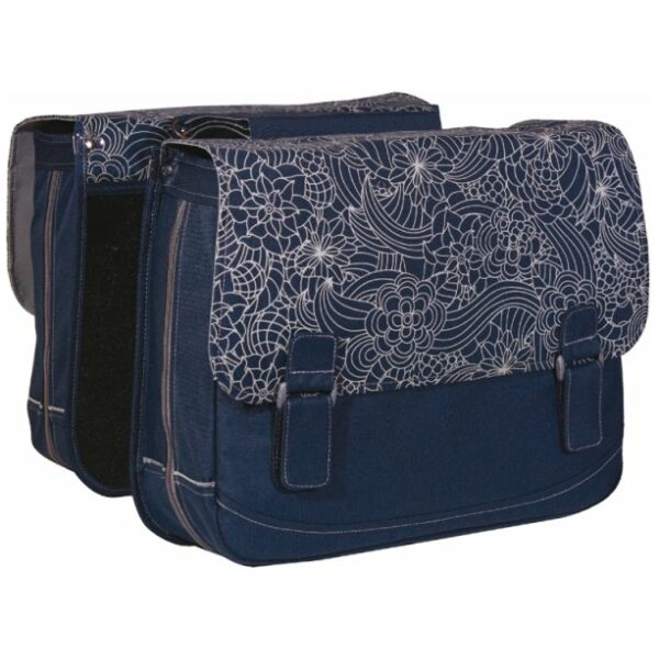 Fastrider DUBBELE TAS E-BIKE VIVID Blauw