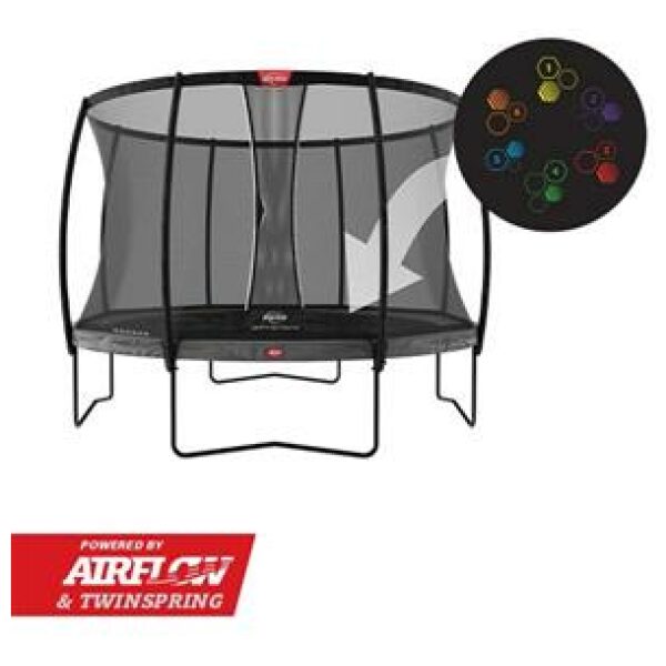 Berg Champion Regular 430 Grey Levels + Safety Net DLX XL Art nr. 35.44.89.00