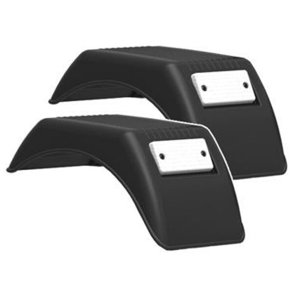 Berg spatbordset zwart met refl. A/N 51.15.00.30