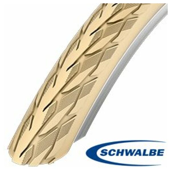 Schwalbe REIFEN DELTA CRUISER CREME/REFL Wit
