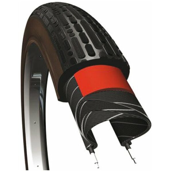 Schwalbe 28x2.00 Fat Frank/bruin RS 11152376.01 Zwart - Afbeelding 3