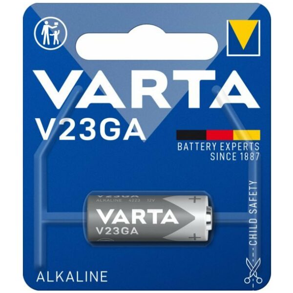 Varta Bl.batterij   V23 Varta BL.BATTERIJ V23GA Grijs