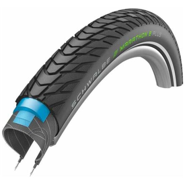 Schwalbe bub 28x1.75 47-622 marathon e-plus Zwart