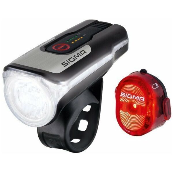 Sigma verlichtingsset Aura 80 + Nugget II usb ZWART