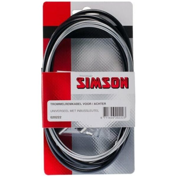 Simson Simson Trommelremk AB. Zwart