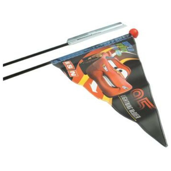 Widek vlag Cars 2 Zwart/Rood