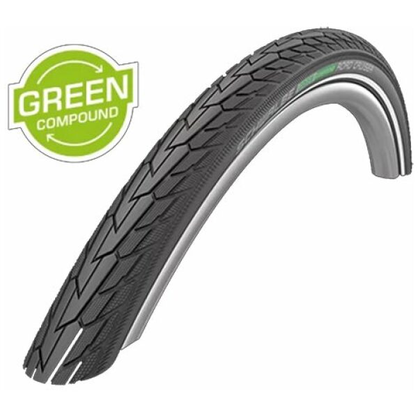 Schwalbe ROAD CRUISER PLUS 28x1.40 Reflex Active Line E-25 HS484 Draadband BLACK - Afbeelding 3