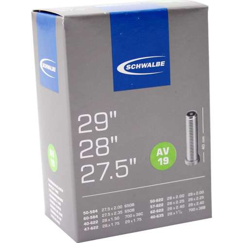 Schwalbe Binnenband 29atb + 27,5 Am. Ventiel Av19 Zwart - Afbeelding 4