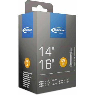 Schwalbe Bib DV2 37/44-288/298 NV 14X1 3/8-1 1/4-1 5/8 Zwart - Afbeelding 2