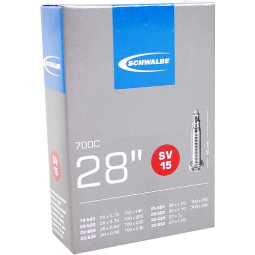 Schwalbe Binnenband Light 18/28-622 frans ventiel Zwart