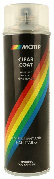 Motip Spuitlak 500 ml matblank Transparant - Afbeelding 2