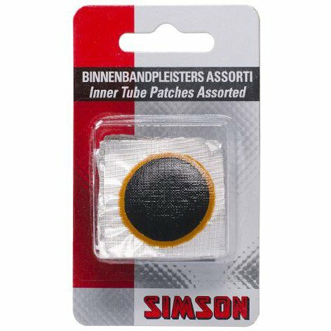 Simson BINNENBAND PLEISTER AS Zwart-rood - Afbeelding 3