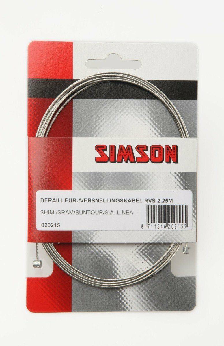 Simson VERSNELLINGSKABEL 2.25 Grijs