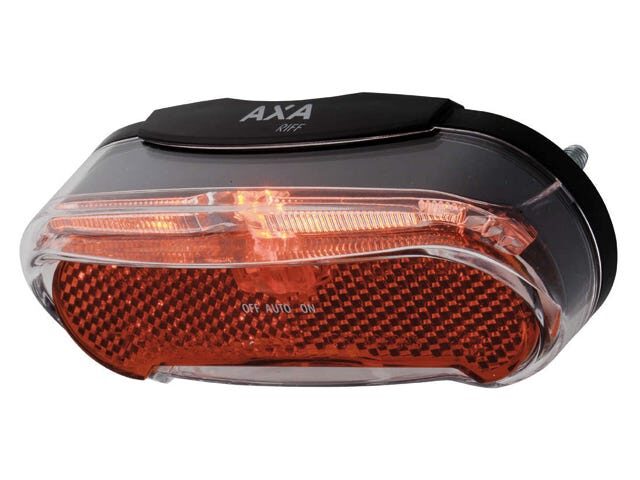 Axa Achterlicht Riff batlow Led batterij aan/auto/uit Rood - Afbeelding 3